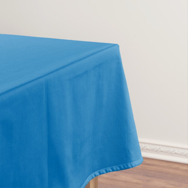 Festive Christmas Blue or Anytime Blue Tablecloth (In Situ)