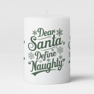 Festive Christmas Candle