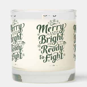 Festive Christmas Candle