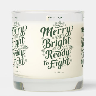 Festive Christmas Candle