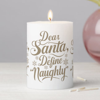 Festive Christmas Candle