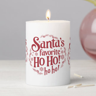 Festive Christmas Candle