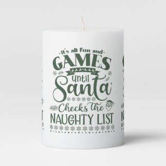 Festive Christmas Candle