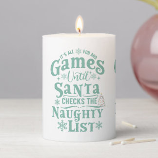 Festive Christmas Candle