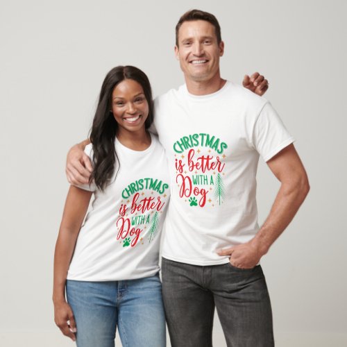 Festive Christmas Canine T_Shirt