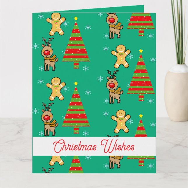 festive Christmas Card (Front)