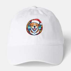 Festive Christmas Cartoon Dog Hat