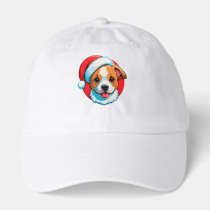 Festive Christmas Cartoon Dog Hat
