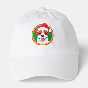 Festive Christmas Cartoon Dog Hat