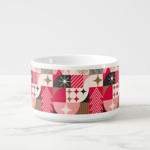 Festive Christmas Collage Of Gifts, Trees, Ornamen Bowl