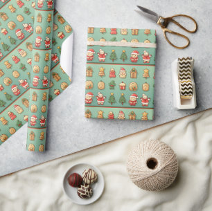 Festive Christmas Cookie Gift Wrap