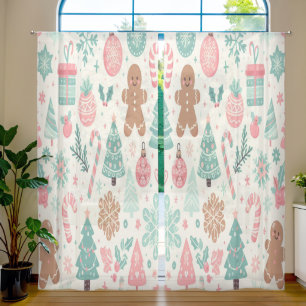 Festive Christmas curtains delight!