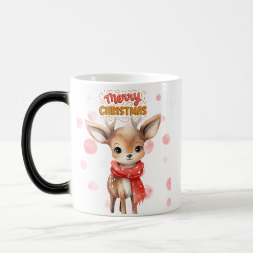 Festive Christmas_Cute Reindeer_Mug Magic Mug