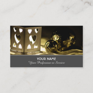 Festive Christmas decoration celebration Business  Card