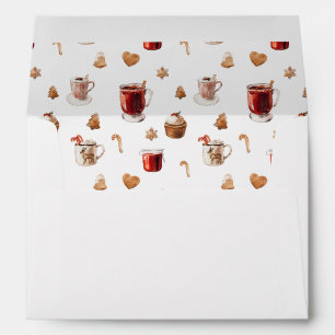 Festive Christmas Drinks & Treats Envelope