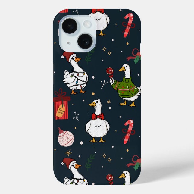 Festive Christmas Ducks Case (Back)
