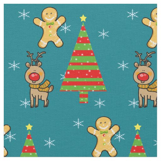 festive Christmas Fabric