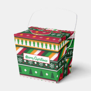 Festive Christmas Favor Box