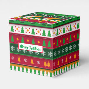 Festive Christmas Favor Box