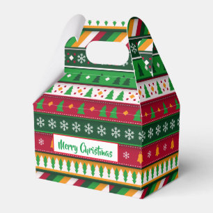 Festive Christmas Favor Box