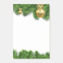 Festive Christmas Garland Wreath Notes