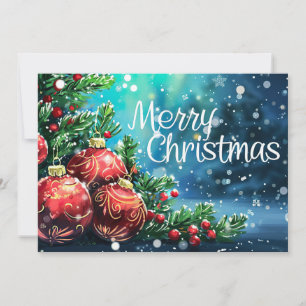 Festive Christmas Gift Greeting Card