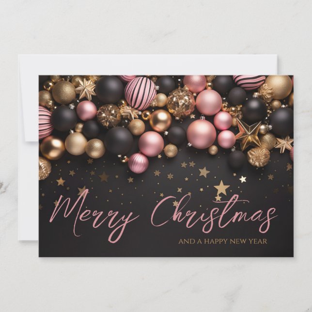 Festive Christmas Gift Greeting Card (Front)