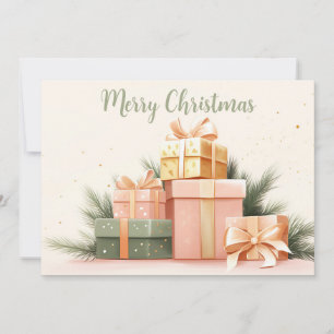 Festive Christmas Gift Greeting Card