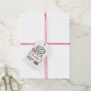 Festive Christmas Gift Tag