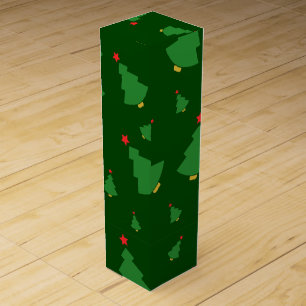 Festive Christmas Gift Wine Box