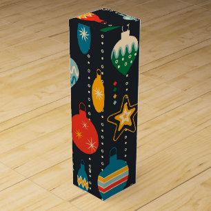 Festive Christmas Gift Wine Box