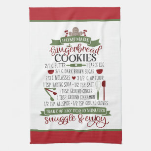 Festive Christmas gingerbread cookie recipe  Kitchen Towel