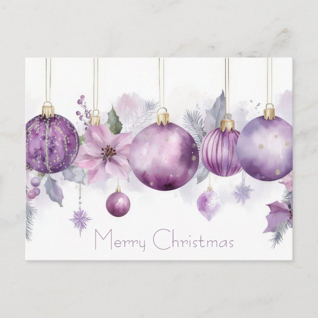 Festive Christmas Greeting Card (Front)