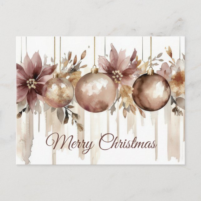 Festive Christmas Greeting Card (Front)