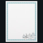 Festive Christmas Holiday animals Letterhead<br><div class="desc">Festive Christmas Holiday animals Letterhead</div>