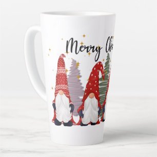 Festive Christmas Holiday gnomes Latte Mug