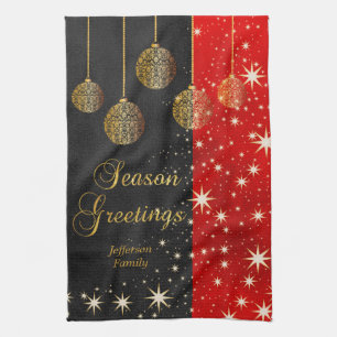Festive Christmas Holiday Kitchen Towel