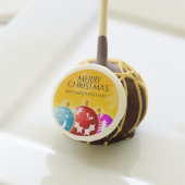 Festive Christmas Holiday Ornaments Snowflakes Cake Pops (Front Insitu)