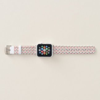 Festive Christmas Holiday Pattern Apple Watch Band