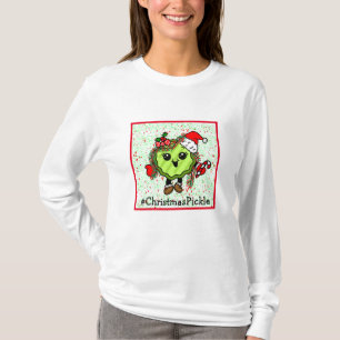 Festive Christmas Holiday Pickle T-Shirt