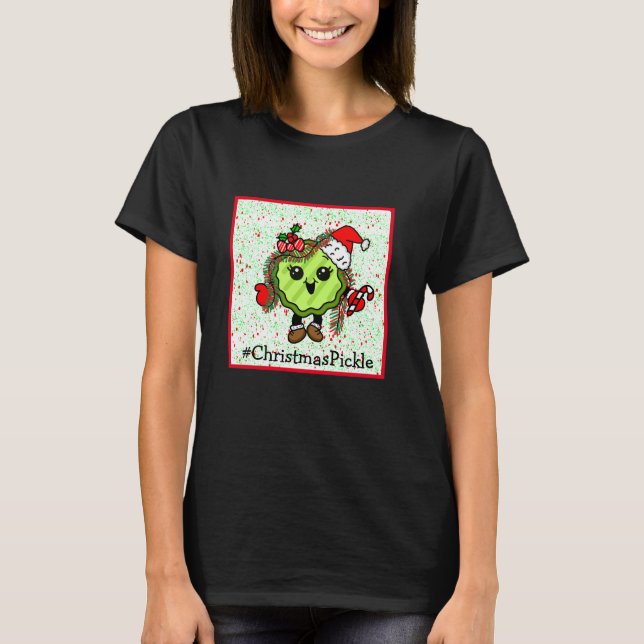 Festive Christmas | Holiday Pickle T-Shirt (Front)