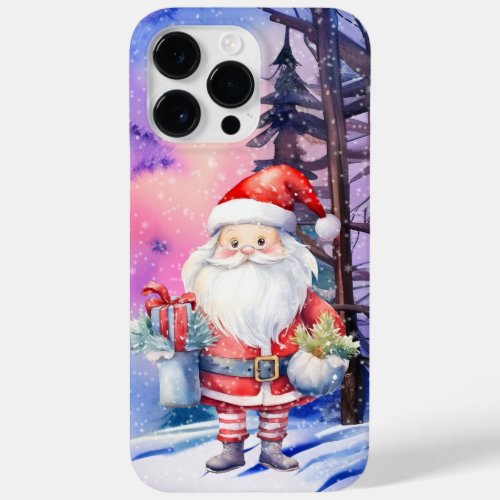 Festive Christmas Holiday Santa  Case_Mate iPhone 14 Pro Max Case