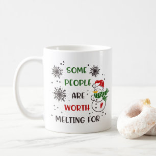 Festive Christmas Holiday Snowman Mug