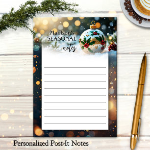 Festive Christmas Holidays Post-it Notes