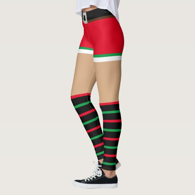 Festive Christmas Leggings (Left)