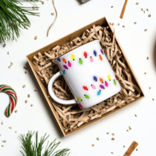 Festive Christmas Lights Mug