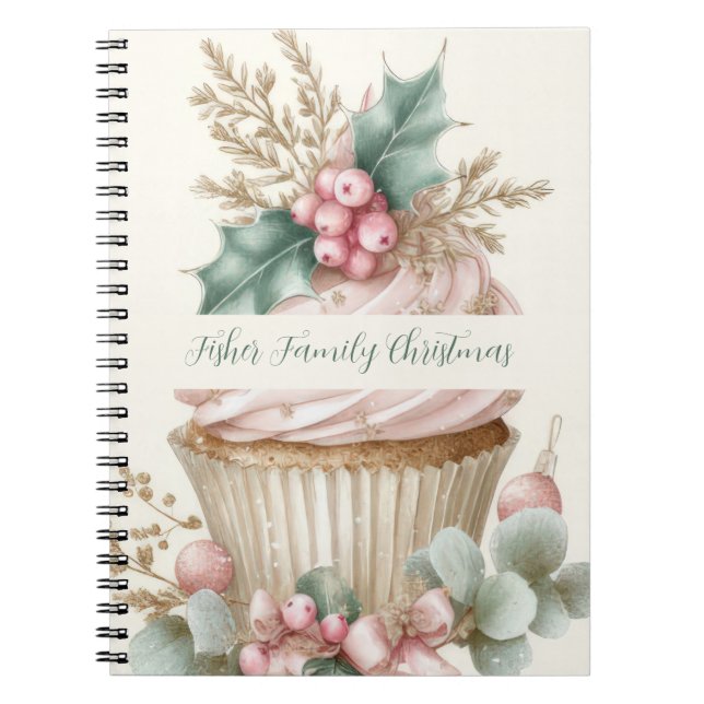 Festive Christmas Memory Notbook Notebook (Front)