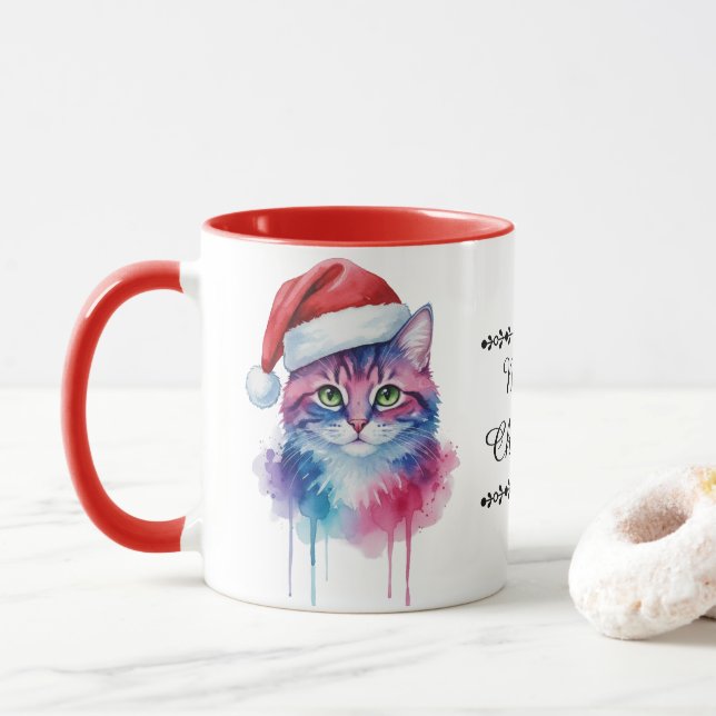 Festive Christmas Mug (With Donut)