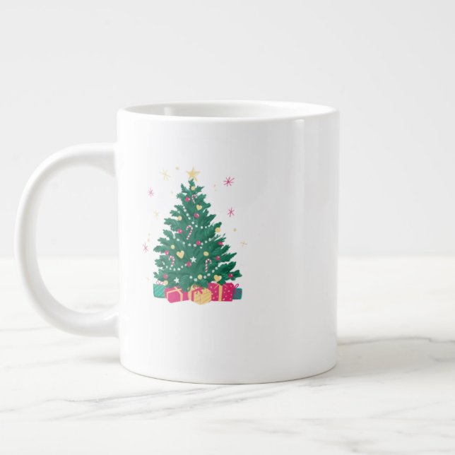 Festive Christmas Mug – Holiday Party Coffee & Coc (Left)