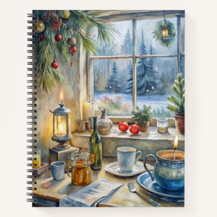 Festive Christmas Notebook – Holiday Journal